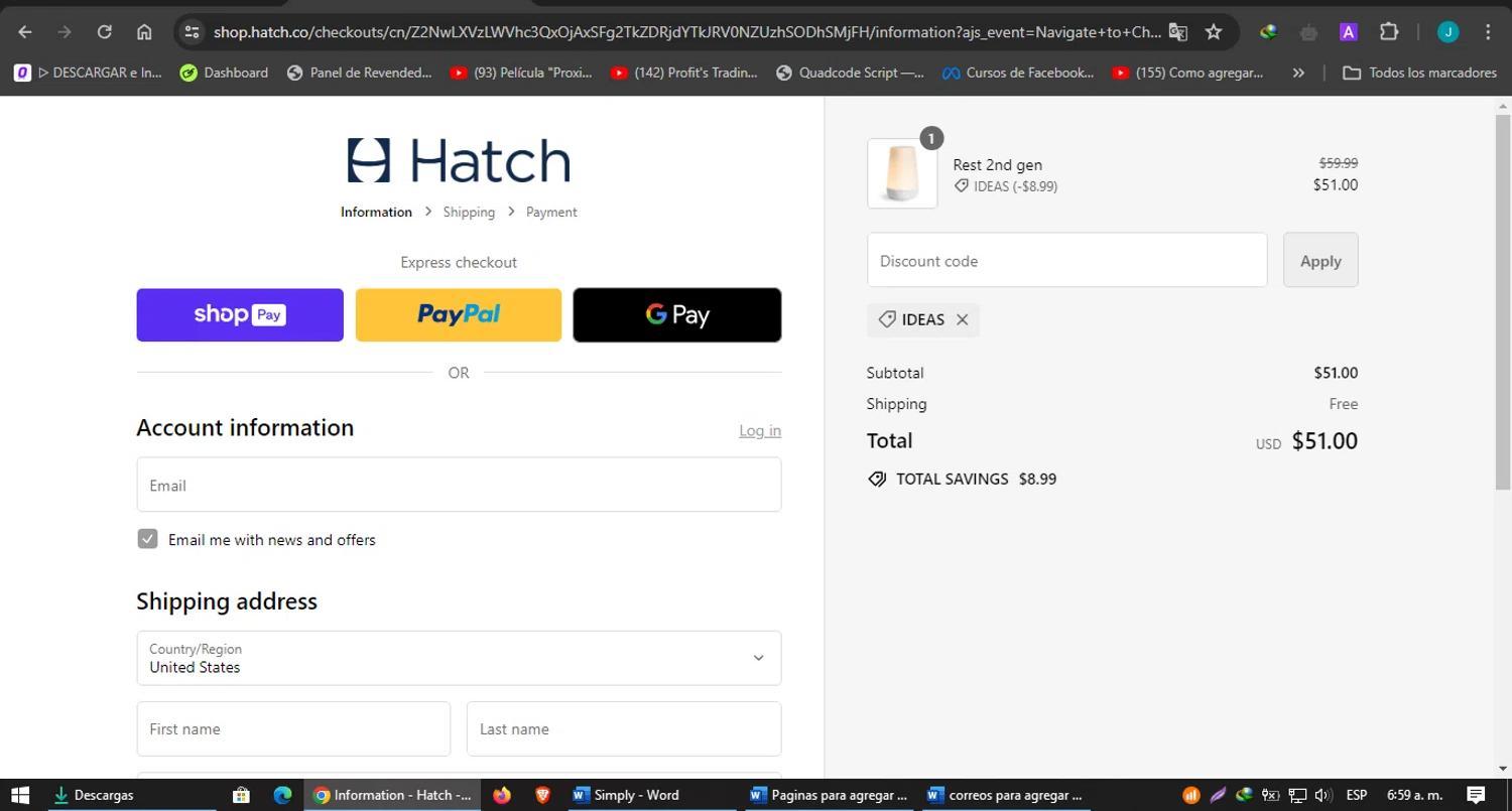How to apply Hatch.co coupon code